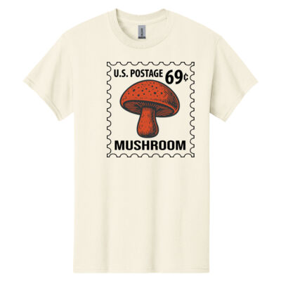 Mushroom Stamp T Shirt Thumbnail