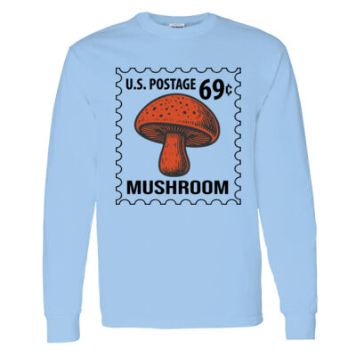 Mushroom Stamp Long Sleeve T Shirt Thumbnail
