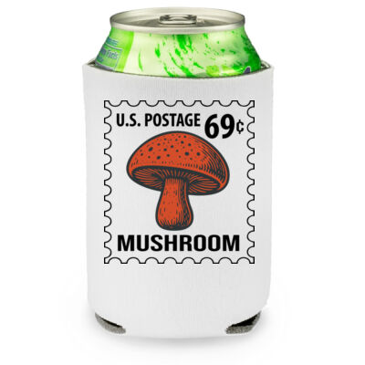 Mushroom Stamp Koozie Thumbnail