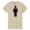 Montangelo Heavy Cotton 100% Cotton T Shirt Thumbnail