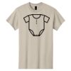 Montangelo Heavy Cotton 100% Cotton T Shirt Thumbnail