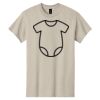 Montangelo Heavy Cotton 100% Cotton T Shirt Thumbnail