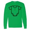 Montangelo 100% Cotton Long Sleeve T Shirt Thumbnail