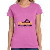 Montangelo Women's Heavy Cotton 100% Cotton T Shirt Thumbnail