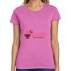 Montangelo Women's Heavy Cotton 100% Cotton T Shirt Thumbnail