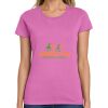Montangelo Women's Heavy Cotton 100% Cotton T Shirt Thumbnail