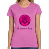 Montangelo Women's Heavy Cotton 100% Cotton T Shirt Thumbnail