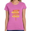Montangelo Women's Heavy Cotton 100% Cotton T Shirt Thumbnail
