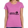 Montangelo Women's Heavy Cotton 100% Cotton T Shirt Thumbnail