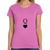 Montangelo Women's Heavy Cotton 100% Cotton T Shirt Thumbnail