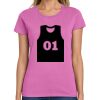 Montangelo Women's Heavy Cotton 100% Cotton T Shirt Thumbnail