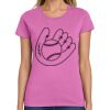 Montangelo Women's Heavy Cotton 100% Cotton T Shirt Thumbnail