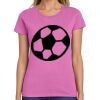 Montangelo Women's Heavy Cotton 100% Cotton T Shirt Thumbnail