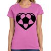 Montangelo Women's Heavy Cotton 100% Cotton T Shirt Thumbnail