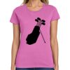 Montangelo Women's Heavy Cotton 100% Cotton T Shirt Thumbnail