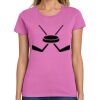 Montangelo Women's Heavy Cotton 100% Cotton T Shirt Thumbnail