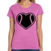 Montangelo Women's Heavy Cotton 100% Cotton T Shirt Thumbnail
