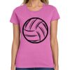 Montangelo Women's Heavy Cotton 100% Cotton T Shirt Thumbnail