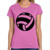 Montangelo Women's Heavy Cotton 100% Cotton T Shirt Thumbnail