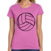 Montangelo Women's Heavy Cotton 100% Cotton T Shirt Thumbnail