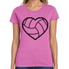 Montangelo Women's Heavy Cotton 100% Cotton T Shirt Thumbnail