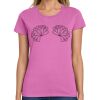 Montangelo Women's Heavy Cotton 100% Cotton T Shirt Thumbnail