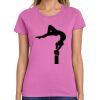 Montangelo Women's Heavy Cotton 100% Cotton T Shirt Thumbnail