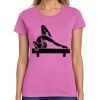 Montangelo Women's Heavy Cotton 100% Cotton T Shirt Thumbnail