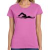 Montangelo Women's Heavy Cotton 100% Cotton T Shirt Thumbnail