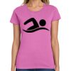 Montangelo Women's Heavy Cotton 100% Cotton T Shirt Thumbnail