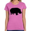 Montangelo Women's Heavy Cotton 100% Cotton T Shirt Thumbnail