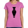 Montangelo Women's Heavy Cotton 100% Cotton T Shirt Thumbnail