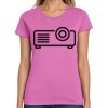 Montangelo Women's Heavy Cotton 100% Cotton T Shirt Thumbnail