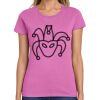 Montangelo Women's Heavy Cotton 100% Cotton T Shirt Thumbnail