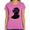 Montangelo Women's Heavy Cotton 100% Cotton T Shirt Thumbnail