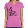 Montangelo Women's Heavy Cotton 100% Cotton T Shirt Thumbnail