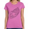 Montangelo Women's Heavy Cotton 100% Cotton T Shirt Thumbnail