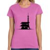 Montangelo Women's Heavy Cotton 100% Cotton T Shirt Thumbnail