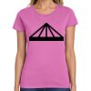 Montangelo Women's Heavy Cotton 100% Cotton T Shirt Thumbnail
