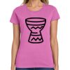 Montangelo Women's Heavy Cotton 100% Cotton T Shirt Thumbnail