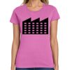 Montangelo Women's Heavy Cotton 100% Cotton T Shirt Thumbnail