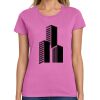 Montangelo Women's Heavy Cotton 100% Cotton T Shirt Thumbnail