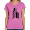 Montangelo Women's Heavy Cotton 100% Cotton T Shirt Thumbnail