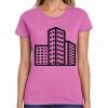 Montangelo Women's Heavy Cotton 100% Cotton T Shirt Thumbnail