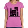Montangelo Women's Heavy Cotton 100% Cotton T Shirt Thumbnail