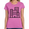 Montangelo Women's Heavy Cotton 100% Cotton T Shirt Thumbnail