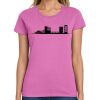 Montangelo Women's Heavy Cotton 100% Cotton T Shirt Thumbnail