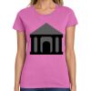 Montangelo Women's Heavy Cotton 100% Cotton T Shirt Thumbnail