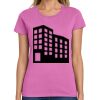 Montangelo Women's Heavy Cotton 100% Cotton T Shirt Thumbnail