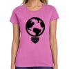 Montangelo Women's Heavy Cotton 100% Cotton T Shirt Thumbnail